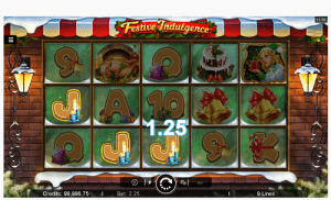 FESTIVE INDULGENCE SLOT MICROGAMING navidad