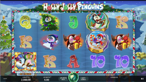 hnavidad olly jolly penguins microgaming slot