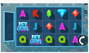 icy gems microgaming slot