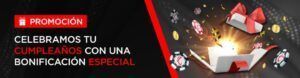 Bônus de aniversário no México caliente casino bono cumpleanos
