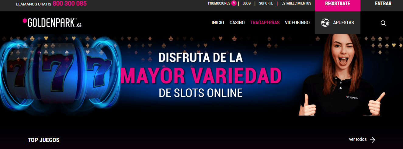 GoldenPark Casino - O Teu Casino Online