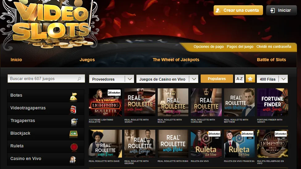 VideoSlots reseña opiniones y bonos regulados