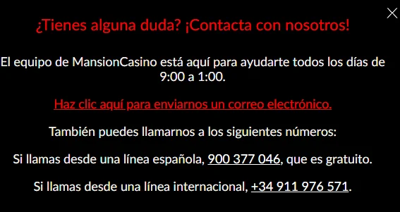 Reseña MansionCasino nuestra honesta opinión